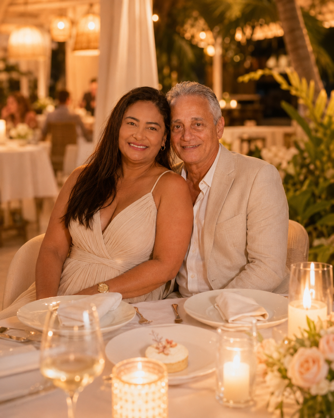 Nazaré e Paulo celebrando juntos